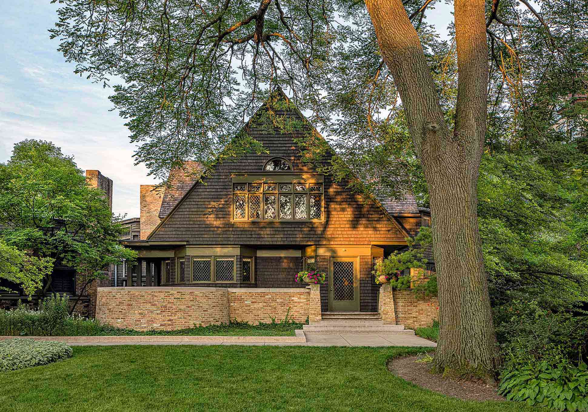 Frank Lloyd Wright House and Studio. Photography courtesy of Enjoy Illinois