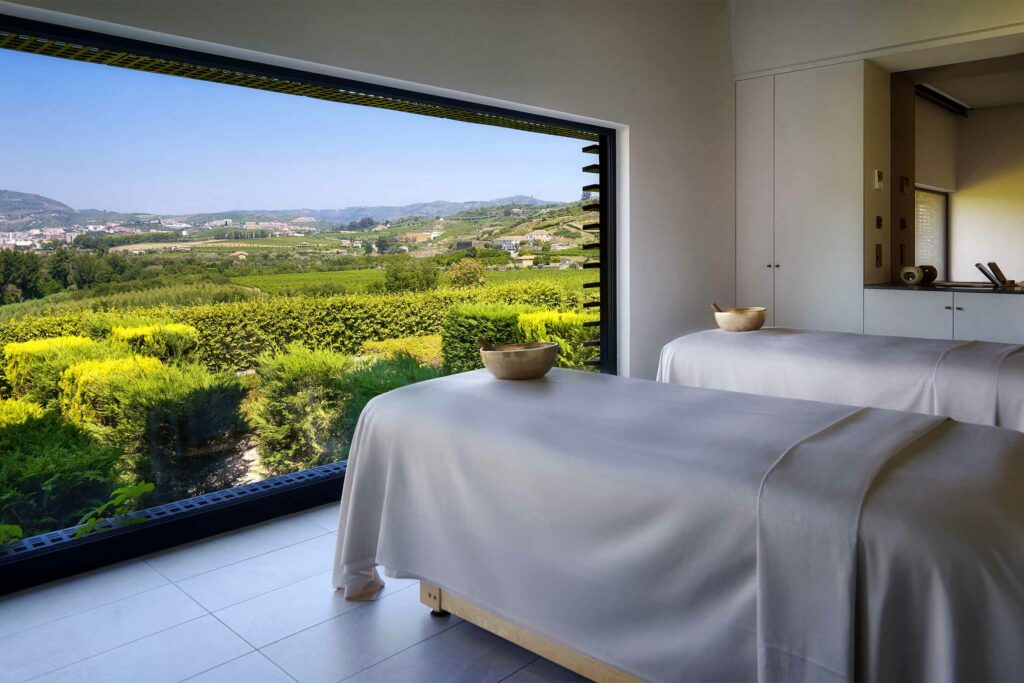 The spa at Six Senses Douro Valley, Samodães, Portugal