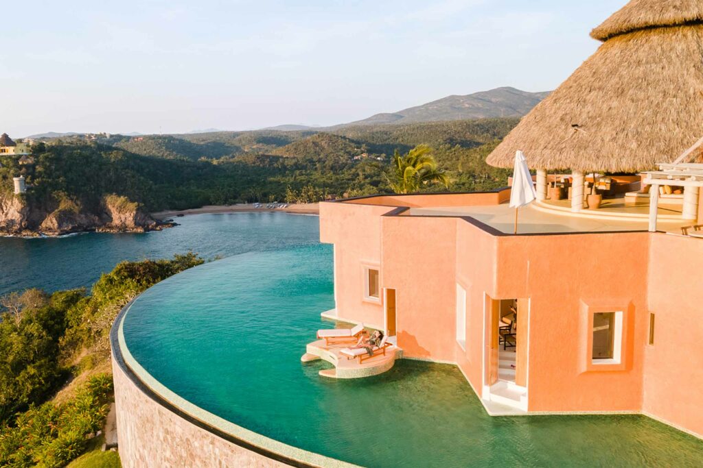 A pool at Careyes, Costalegre, Jalisco, Mexico