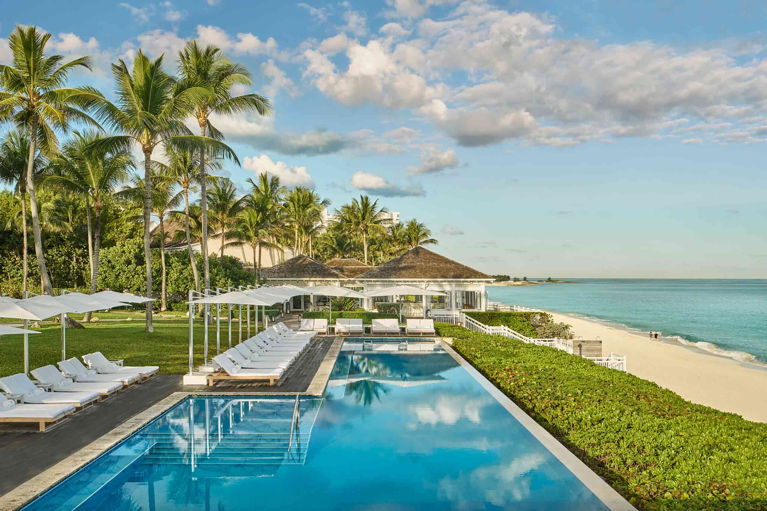 Beachfront pool at The Ocean Club, a Four Seasons Resort, Bahamas