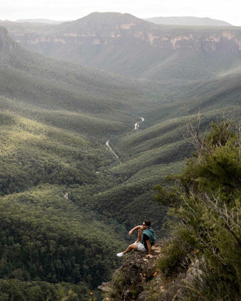 View from Evans Lookout in the Blue Mountains, Australia