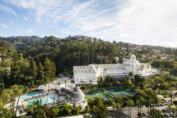 Sprawling Claremont Club & Spa grounds.