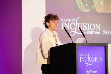Marley Conte at Icons of Inclusion at The Dorchester, London