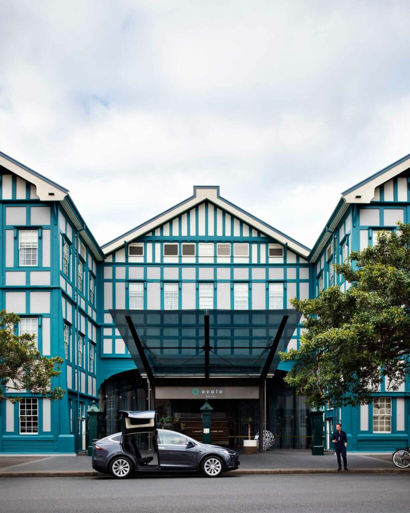 Exterior of Ovolo Woolloomooloo, Sydney, Australia