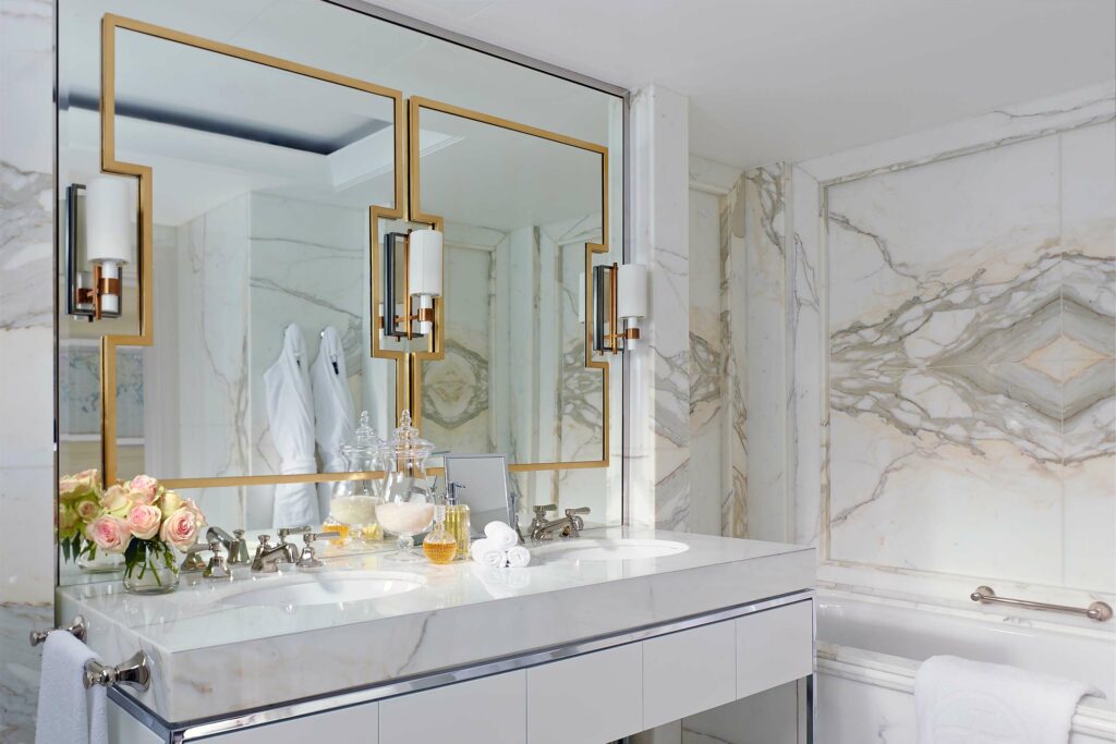 Bathroom of the Observatory Suite at The Langham Sydney, Sydney, Australia