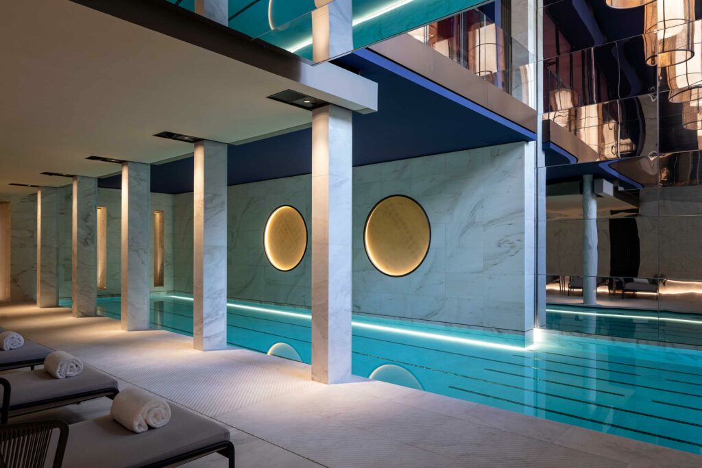 Pool at AKASHA Spa, Paris, France