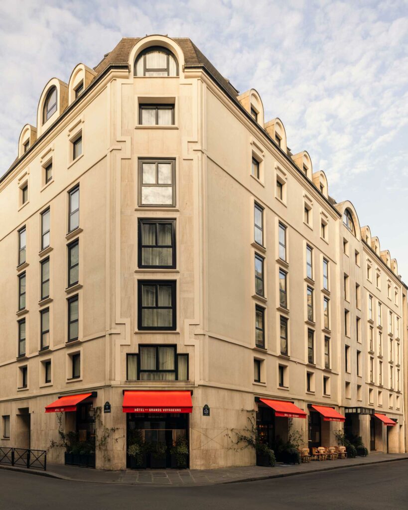 Exterior of Hôtel des Grands Voyageurs, Paris, France