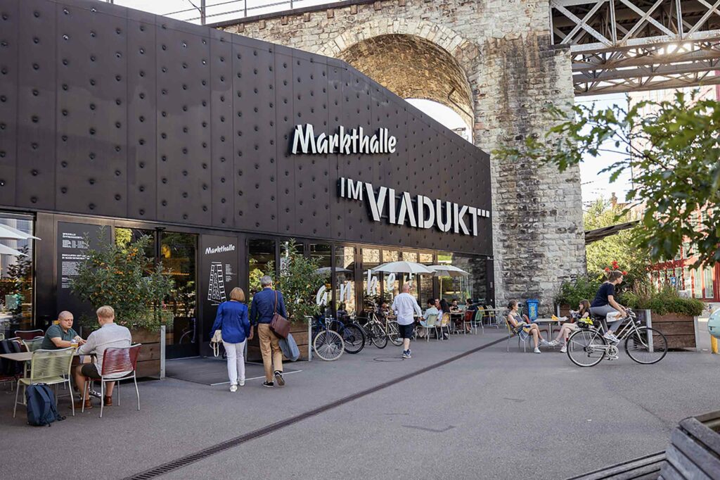 Markthalle at Viadukt Arches, Zürich, Switzerland