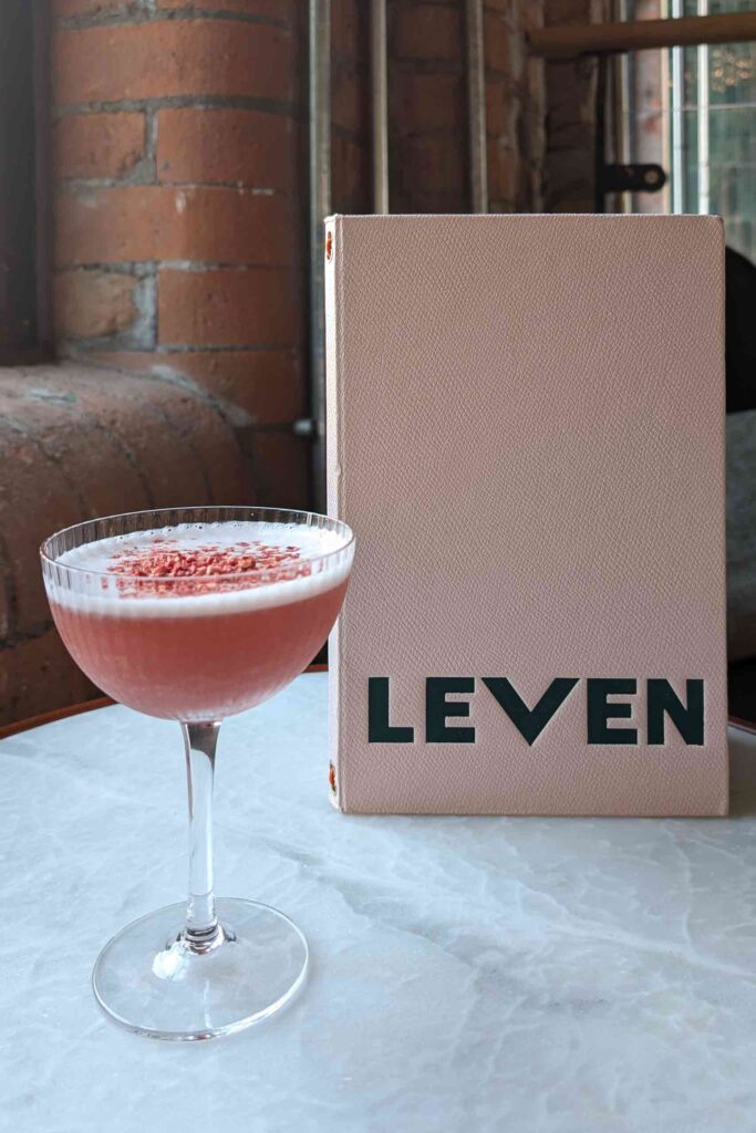 Queer and Now cocktail at LEVEN Manchester