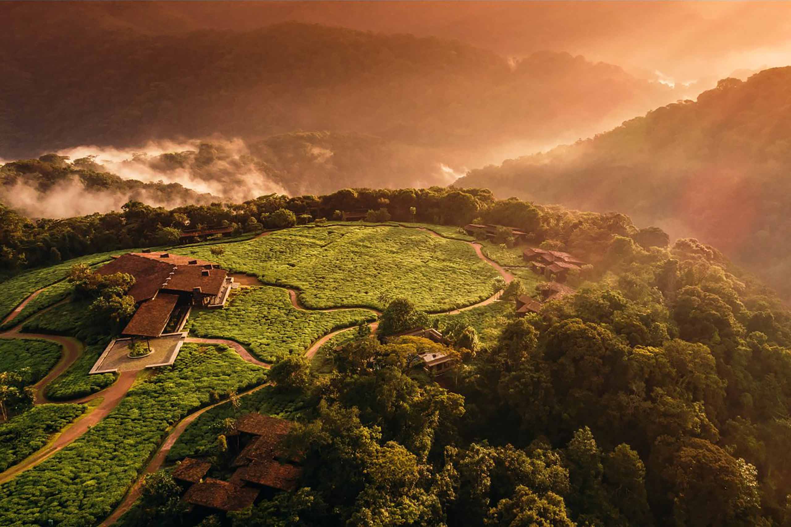 Aerial view of One&Only Nyungwe House, Gisakura, Rwanda