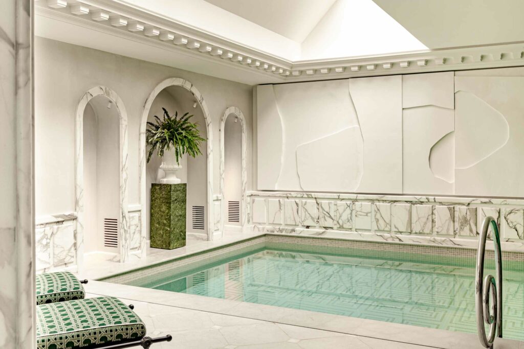 Pool at the Spa Guerlain in the French capital