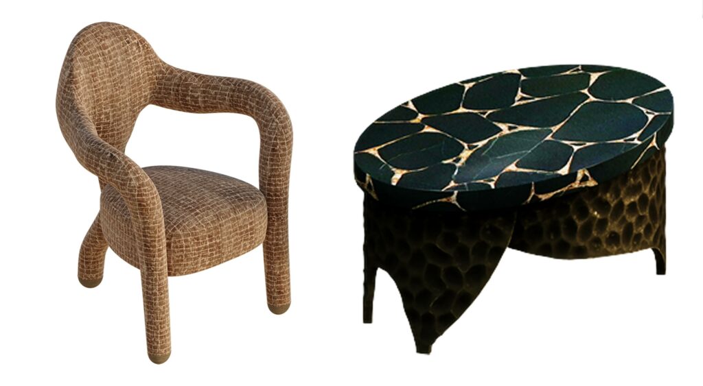 Furniture desigend by Bill Bensley for the Shinta Mani Foundation, Shinta Mani Wild, Cambodia