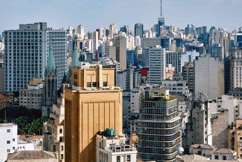 View over São Paulo, Brazil