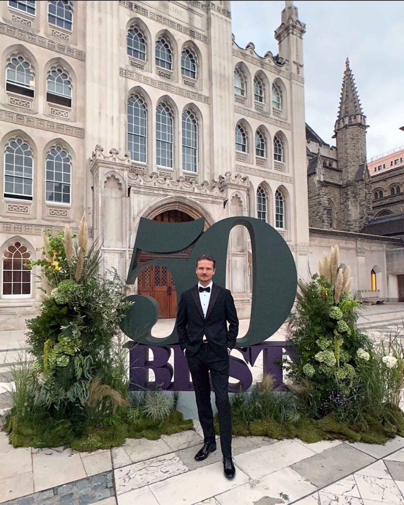 Steffen Michels attends The World's 50 Best Hotels 2024 ceremony at London's Guildhall