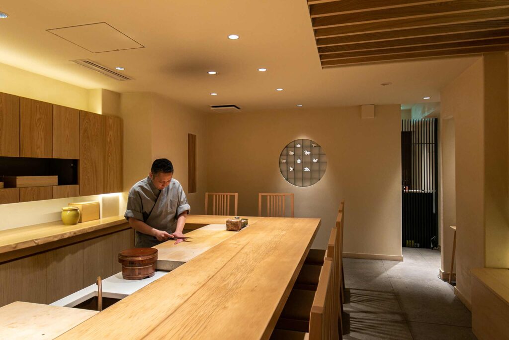 Edo-mae specialist sushi is on the menu at The SAKAI Roppongi, in Tokyo