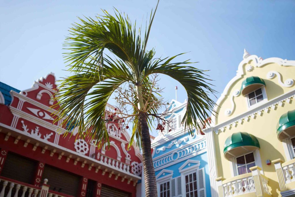 Architecture in Oranjestad Aruba