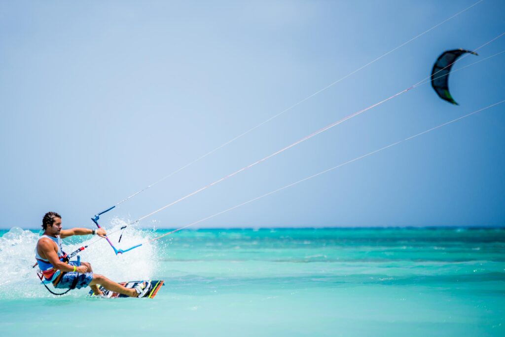 Kitesurfing in Aruba