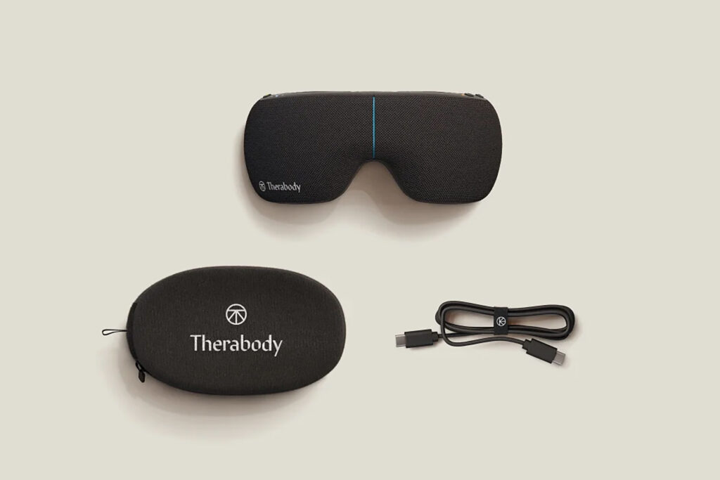 What's included in the Therabody SmartGoggles package.