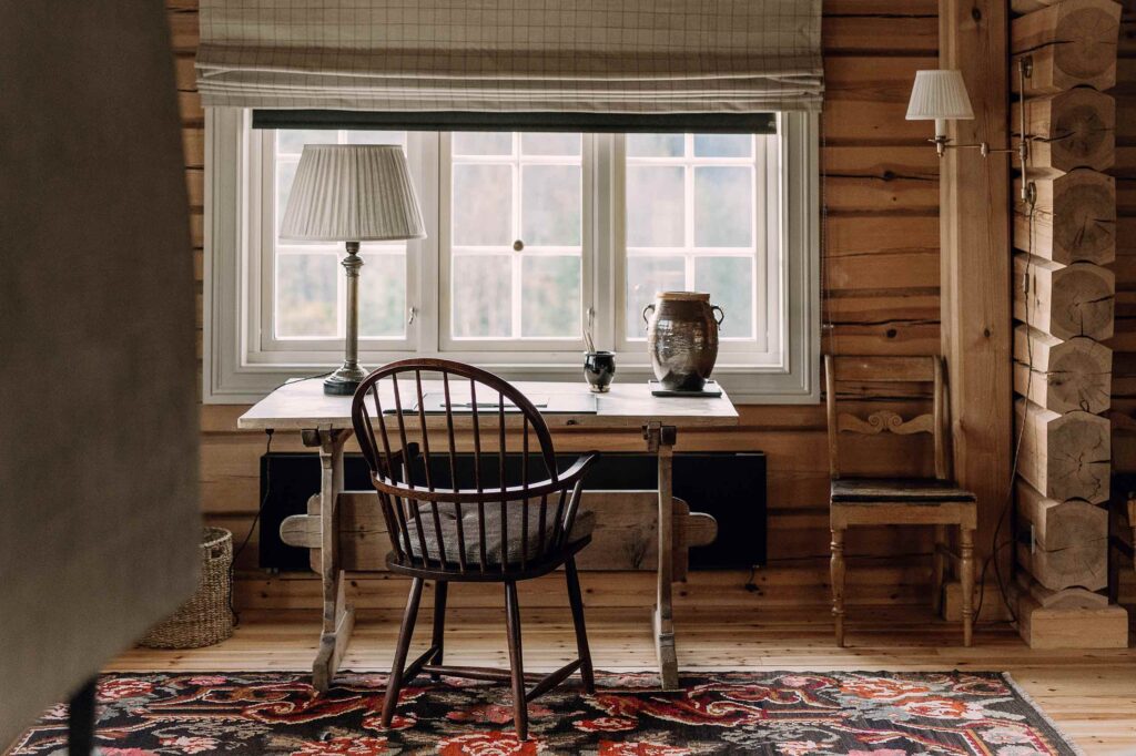 Interiors of a Suite at Storfjord Hotel, Skodje, Norway