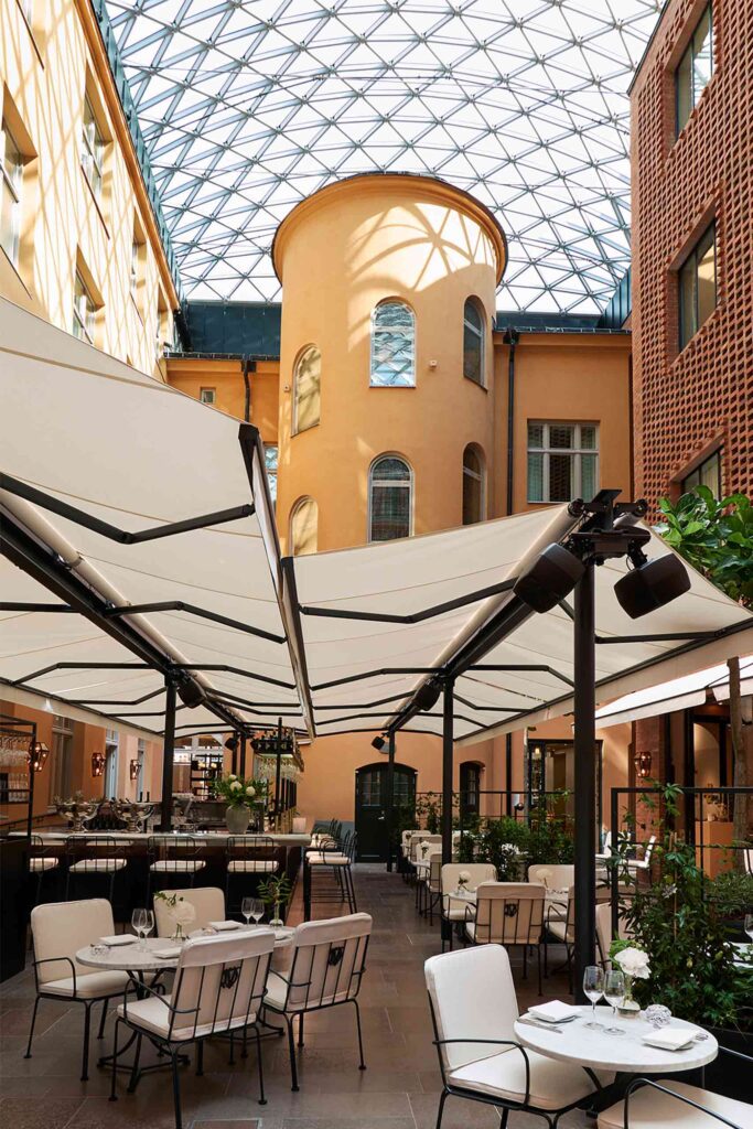 Villa Dagmar Stockholm courtyard Garden