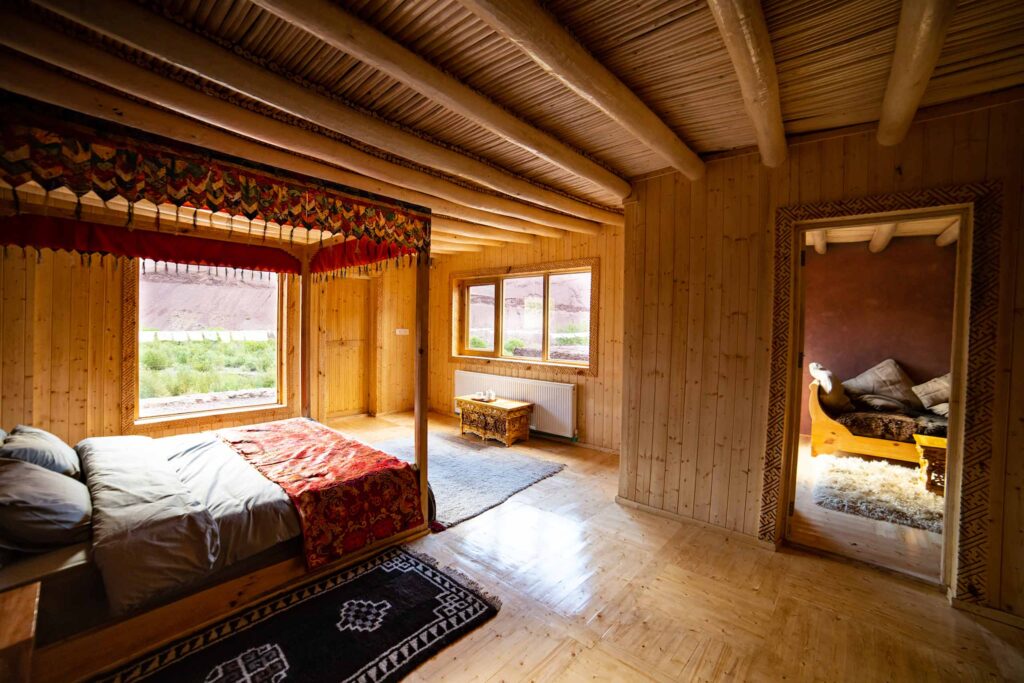 Bedroom at LUNGMĀR Remote Camp, Ladakh, India