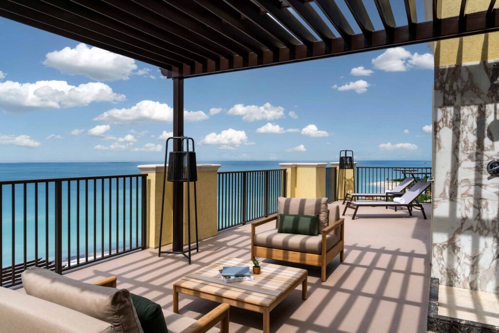 Private terrace of a Suite at The Ritz-Carlton Aruba, Noord, Aruba