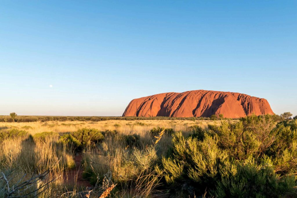 View of Uluru, Australia