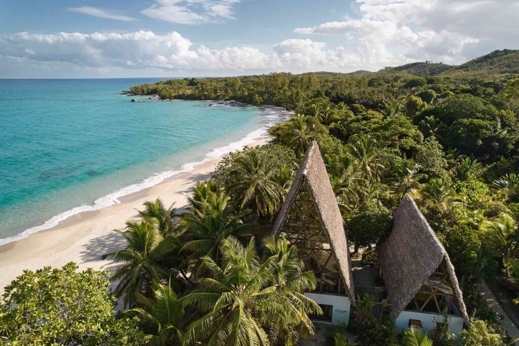 Aerial view of Voaara, Madagascar, an answer to the question of where to travel in 2025