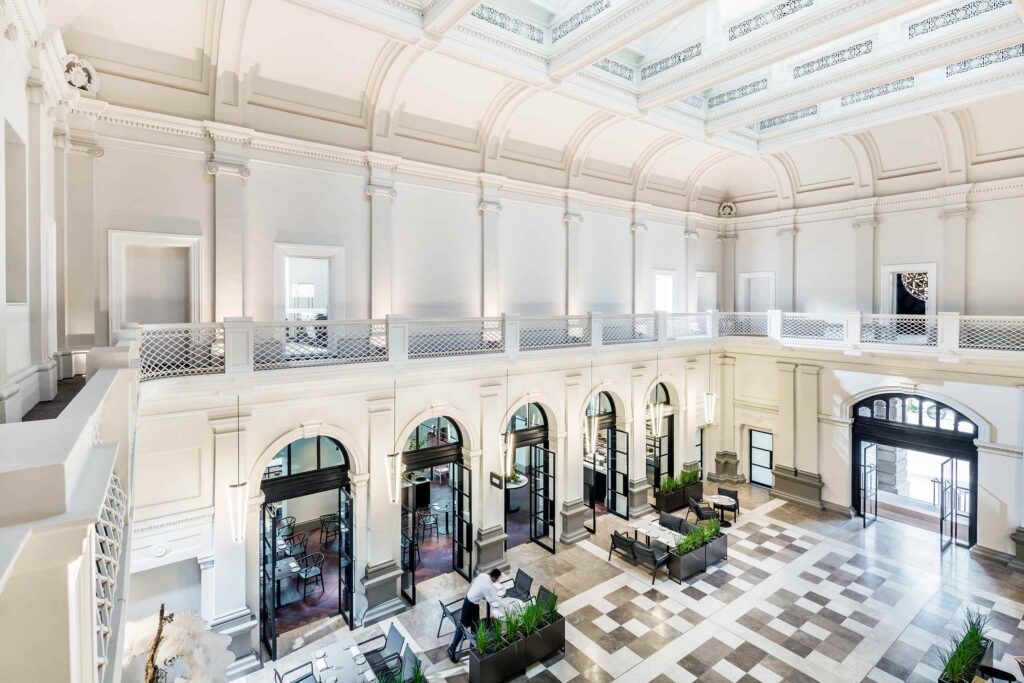 The lobby at COMO The Treasury, Perth, Australia