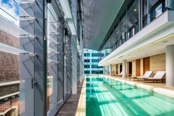 Rooftop pool in Perth, Australia